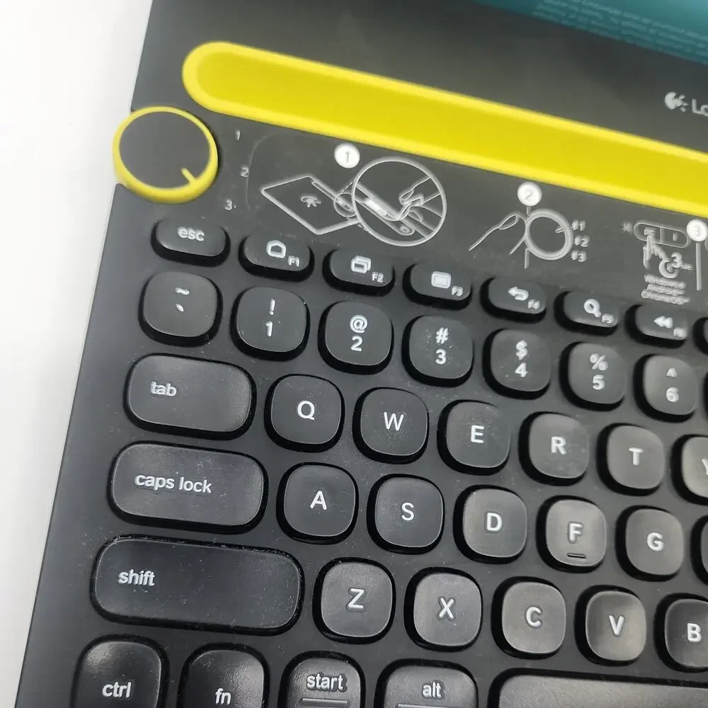 Logitech K480 Bluetooth‎ Multi-Device Wireless Keyboard Black Green (920-006973)